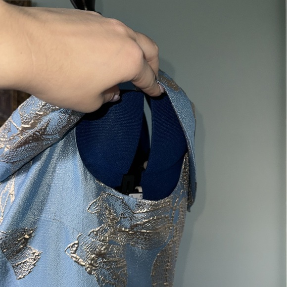 Teri Jon Blue Dress - Picture 5 of 13